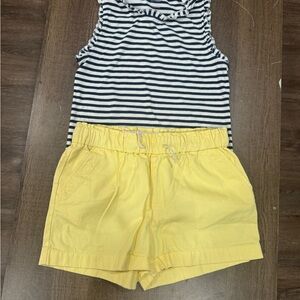 Crewcuts Navy and White Striped Hoodie Top
